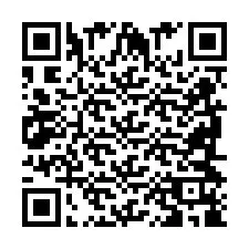 Código QR para número de telefone +2698418933