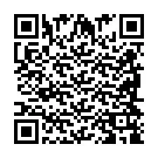 QR-код для номера телефона +2698418966