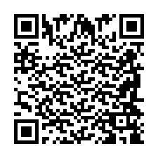 QR kód a telefonszámhoz +2698418975