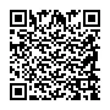 Código QR para número de telefone +2698418991