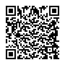 QR Code สำหรับหมายเลขโทรศัพท์ +2698418996