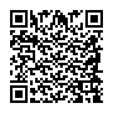 QR Code สำหรับหมายเลขโทรศัพท์ +2698418998