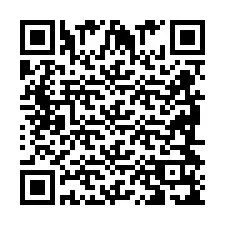 Codice QR per il numero di telefono +2698419122