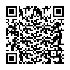 Codice QR per il numero di telefono +2698419141