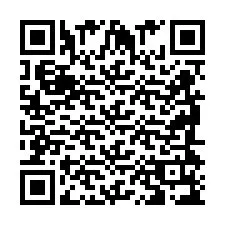 Codice QR per il numero di telefono +2698419244