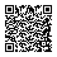 QR-koodi puhelinnumerolle +2698419255