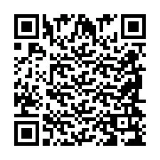 Código QR para número de teléfono +2698419259