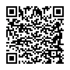 QR-koodi puhelinnumerolle +2698419435