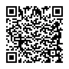 QR-koodi puhelinnumerolle +2698419444