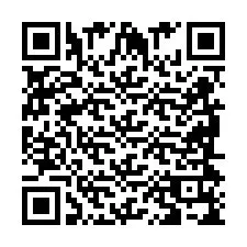 QR-koodi puhelinnumerolle +2698419516