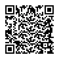 QR код за телефонен номер +2698419618