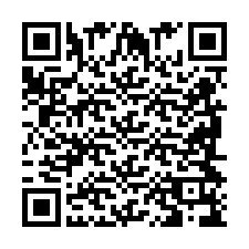 QR-koodi puhelinnumerolle +2698419626