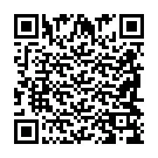 Código QR para número de telefone +2698419635