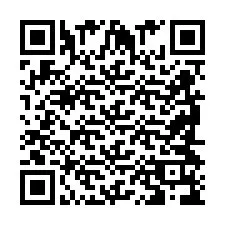 Codice QR per il numero di telefono +2698419639