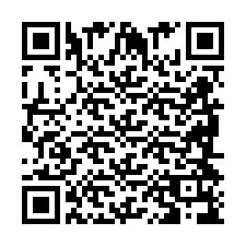 Código QR para número de telefone +2698419662