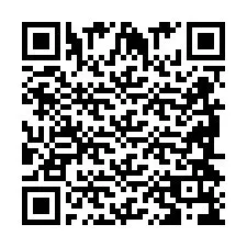 QR-koodi puhelinnumerolle +2698419672