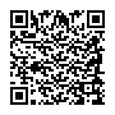 Codice QR per il numero di telefono +2698419684