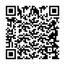 Código QR para número de teléfono +2698419693