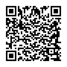 QR-code voor telefoonnummer +2698419720