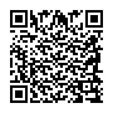 Código QR para número de teléfono +2698419740