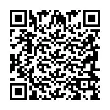 Código QR para número de teléfono +2698419820