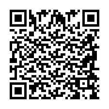 Codice QR per il numero di telefono +2698419895