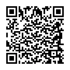 Código QR para número de teléfono +2698419908