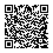 Código QR para número de telefone +2698420378