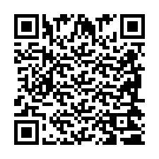 Código QR para número de teléfono +2698420382