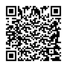 QR Code pour le numéro de téléphone +2698420385