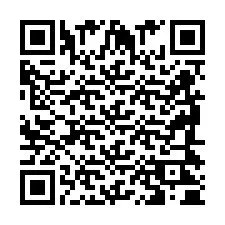 Codice QR per il numero di telefono +2698420400