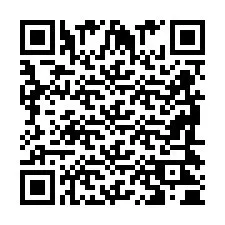 Kode QR untuk nomor Telepon +2698420405