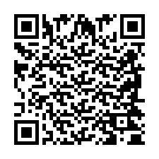 QR-code voor telefoonnummer +2698420498