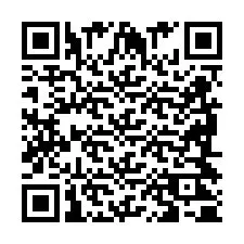 Código QR para número de telefone +2698420522