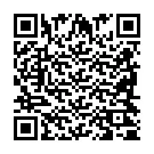 Código QR para número de teléfono +2698420523