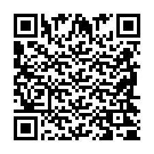 Codice QR per il numero di telefono +2698420559