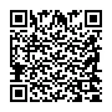 Código QR para número de teléfono +2698420591