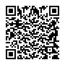 Código QR para número de teléfono +2698420605