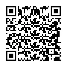 Código QR para número de telefone +2698420618