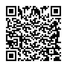 Código QR para número de teléfono +2698420644