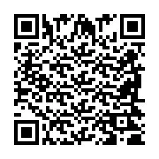 QR-code voor telefoonnummer +2698420647