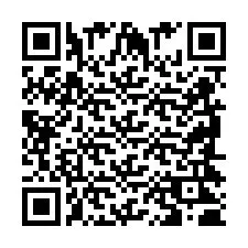 QR-код для номера телефона +2698420658