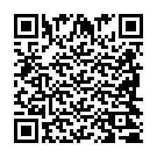 Código QR para número de telefone +2698420726