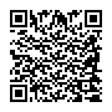 Código QR para número de telefone +2698420783