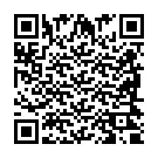 QR-koodi puhelinnumerolle +2698420806