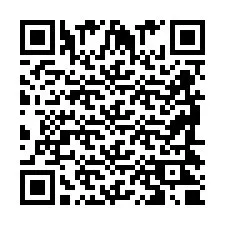 Codice QR per il numero di telefono +2698420811