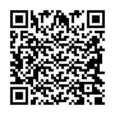 QR-koodi puhelinnumerolle +2698420823