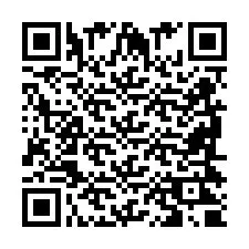 QR-koodi puhelinnumerolle +2698420847