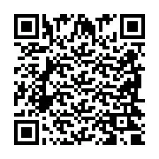 Código QR para número de teléfono +2698420856