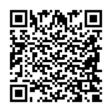 QR-koodi puhelinnumerolle +2698420857